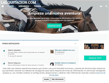 Tablet Screenshot of laequitacion.com